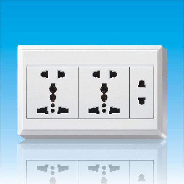 QF86C24新國標(biāo)七孔、一位電視、一位電腦電話