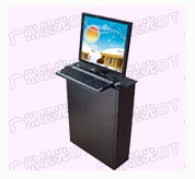 晨光科技{zx1}推出AM7液晶屏升降器（帶鍵盤(pán)鼠標(biāo)一體升降）