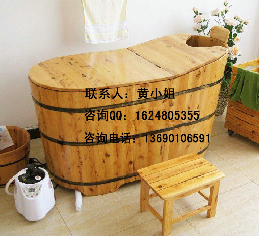全身熏蒸木桶，泡澡熏蒸兩用木桶，熏蒸桶