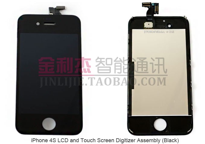 供應(yīng)蘋果iphone4S液晶總成 黑色/白色原始圖片2