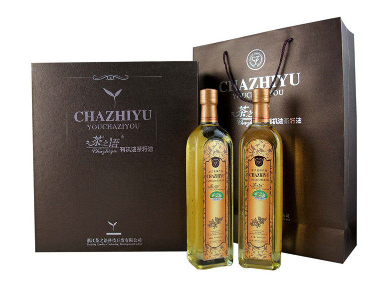 茶之語1.6L油茶籽油禮盒02(800ml×2）