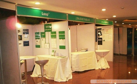 展位標攤展示架 展覽攤位鋁料 八棱柱展板 戶外活動小房間 白色鋁合金制作 圓柱立柱展架